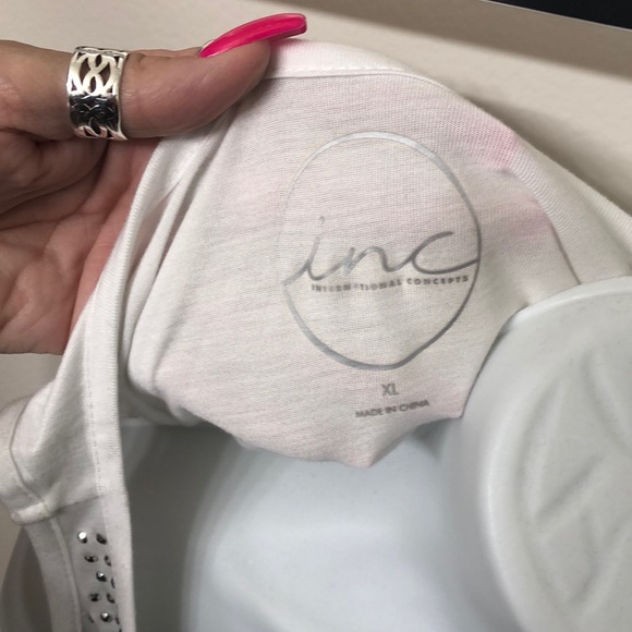 Inc Cold Shoulder Top - Picture 4 of 4